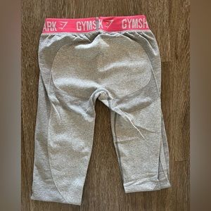 Gymshark grey/pink leggings - seamless